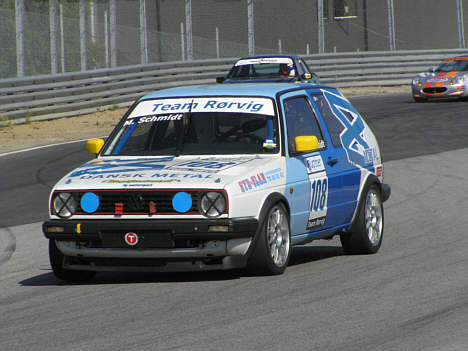 Morten Schmidt i hans Team Rørvig VW Golf.